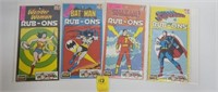 DC Heroes Letraset Action Transfers Rub-Ons
