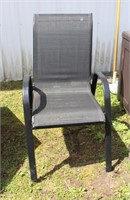 Metal frame patio chair