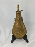 Vintage US Peace Powder Brass & Copper Flask, the