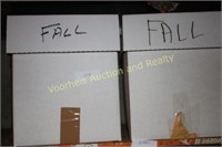 3 boxes of fall & Easter decorations