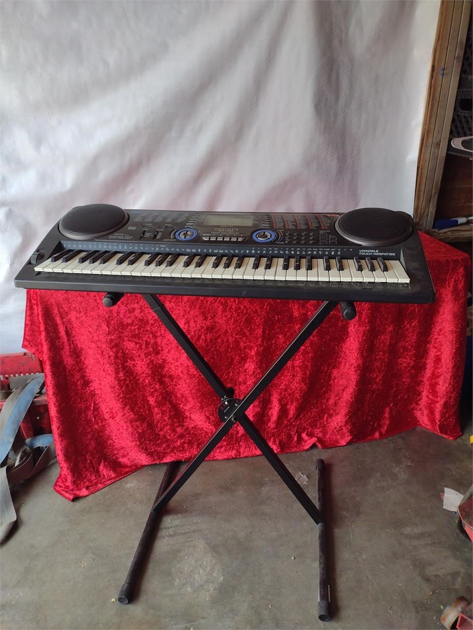 OPTIMUS MD-1200 KEYBOARD with stand NO CORD