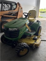 John Deere X738 4X4 Lawn Tractor with Snowplow
