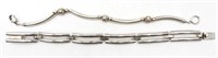 (2) STERLING WOMENS BRACELETS