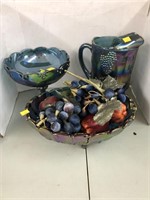Indiana Glass, Blue Grape Lot