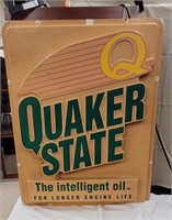 LARGE QUAKER STATE SIGN
