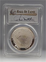 Paul Molitor Signed 2014 P Silver PCGS PR70DCAM