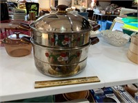 myland large stainless steel pot steamer