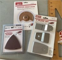 Chicago cutter blades and sanding papers