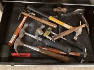 Collection of hammers