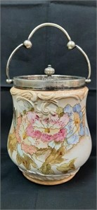 Royal Bonn Floral Biscuit Jar