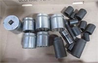 (6) 3/4" Drive standard sockets size 1 3/4" to 2