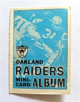 1969 Raiders Mini-Card Stamp Album