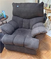 UPOLSTERED MANUAL RECLINER - NEEDS CLEANING AND