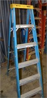 Werner Blue 6ft Fiberglass Step Ladder