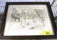BOONE HALL PLANTATION SIGNED OVERBY