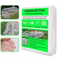 Garden Netting Pest Barrier, 10ftx30ft Plant