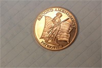 One Ounce Copper Round