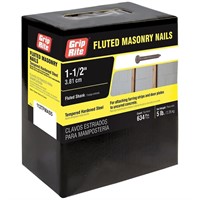 #9 x 1-1/2 in. Fluted Masonry Nails 3-5lb Packs