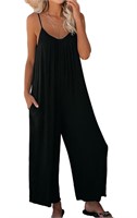 ($39) Women's Loose Sleeveless Jumpsuits,XL