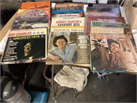 Classic vinyl albums:  Jim Reeves, Charley Pride,