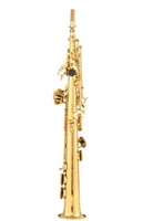 Aisiweier Soprano Saxophone SAX Bb Brass Lacquered