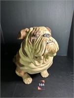 Chalkware Bulldog 19"W x 9"D x 14"H
