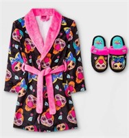 NEW S Girls' L.O.L. Surprise! Robe with Slippers