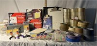 Assorted Office Supplies & Tape