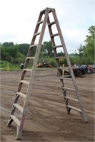 10FT Double Sided Fiberglass Ladder