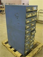 Metal Industrial 20-Drawer Part Cabinet, Approx