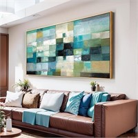 $90 (20x40) Wall Art Abstract Canvas Painting