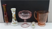 Pink Depression Glass and More