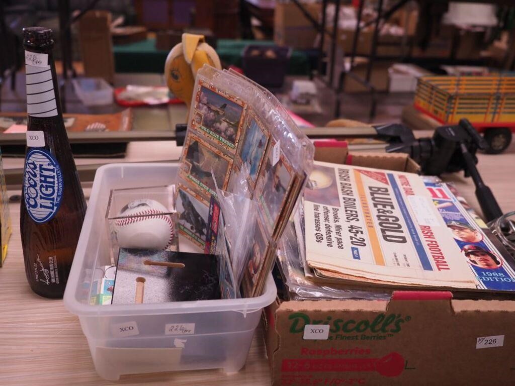 Box of non-sports cards including Desert Storm,