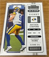 2022 Matthew Stafford #47 Panini Contenders