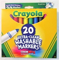 Crayola 20 Ct Ultra-Clean Washable Markers
