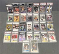 (30) Grades Sports Card Collection