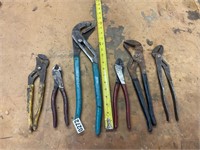 6- pair assorted pliers