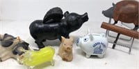 Pig Theme Collectibles, If Pigs Could Fly 8” W x