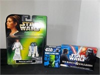 Star Wars Figures unopened and 2 Boxes of