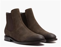 THURSDAY BOOT CO. DARK BROWN SUEDE CAVALIER BOOTS