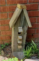 20" wood bird house