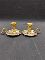 Brass candle stick holders