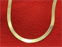 20in. 14k. Yellow Gold Italy Necklace 10.93 Grams