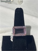 Pink Tourmaline Ring - 925