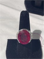 Ruby Fashion Ring - 925