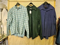3 CT - MENS WRANGLER  DRESS SHIRT