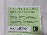 Frame-A-Name brag book