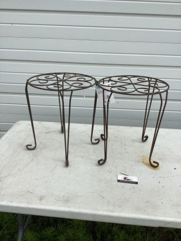 15 inch metal plant stands