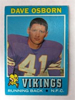 1971 Topps Dave Osborn Football Card #225