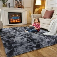 5' x 7'  HUIMART 5 x 7 ft Shaggy Area Rugs for Bed